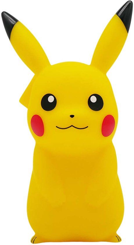 Teknofun - Pokémon Pikachu, Draadloos LED Nachtlampje, 2 Lichtstanden, Geel