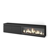 Skraut Home TV-Meubel, Lowboard, Zwart