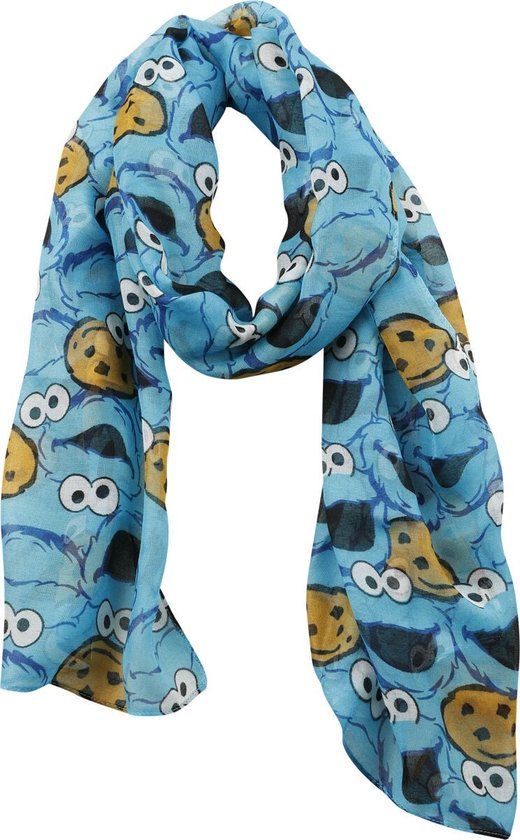Sesame Street Dames Sjaal - blauw