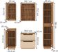 Vicco Meuble de salle de bain Lotta, Cachemire, 5 pièces