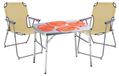 Mojawo Complete set van 3 praktische campingmeubels, aluminium, afmetingen: L75 x B55 x H60 cm