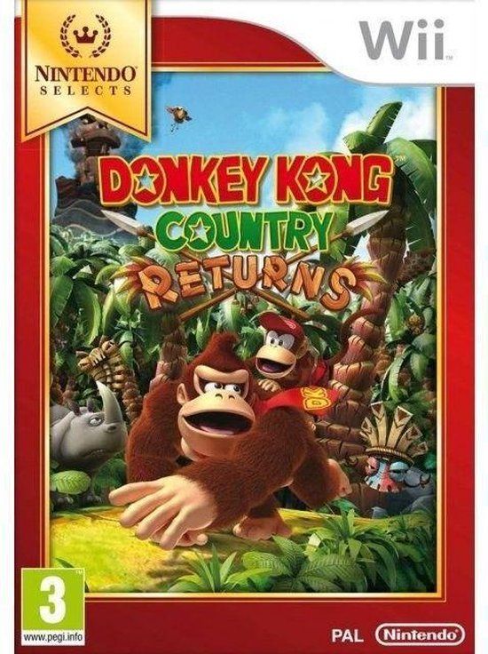 Nintendo Donkey Kong Country Returns - Wii - Standard Edition - English