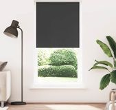 Maison Exclusive - Store occultant noir, 110x210 cm. Largeur du tissu : 105,7 cm