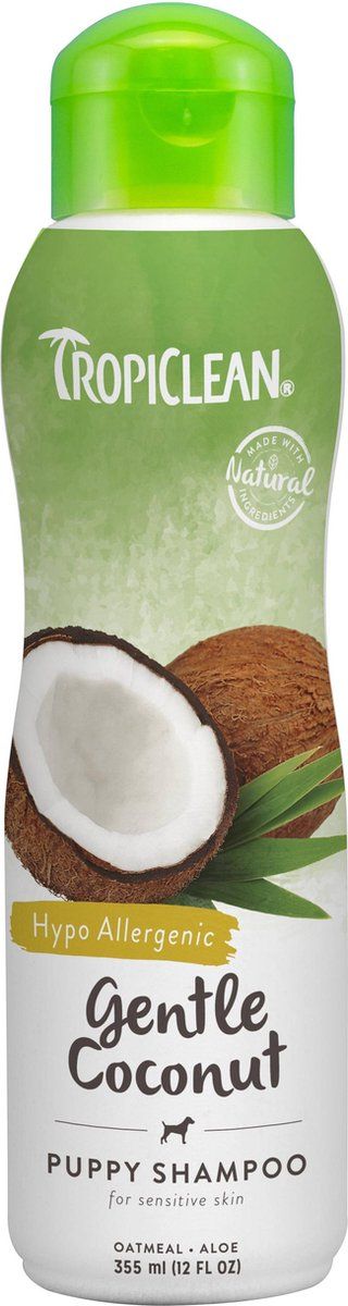 TropiClean Gentle Coconut Hondenshampoo - Puppy Shampoo - 355ml