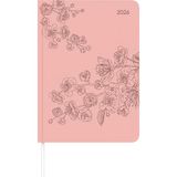 Alpha Edition Lady Journal Grande Deluxe Salmon 2026 - Taschen-Kalender A5