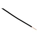 Zenitech H07V-U 1.5mm² Elektrische Stroomkabel - Enkelvoudige Draad Kabel met PVC Isolatie - Binnengebruik - Geclassificeerde Spanning 700V - Zwart - 25m
