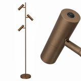 Freelight Vloerlamp Undici 3 lichts H 165 cm brons goud