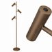Freelight Vloerlamp Undici 3 lichts H 165 cm brons goud