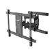 Metronic 451072 TV muurbeugel met scharnier, kantelbaar, draaibaar en draaibaar, voor tv van 70 - 90 inch (178 - 228 cm) LED/LCD, tot 60 kg, max. VESA 600 x 400 mm