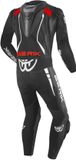 Berik Absolute GP Eendelig leren motorpak - Zwart/Rood - Maat 58