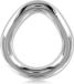 Black Label Flared Cockring RVS S