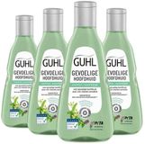 Guhl Shampoo Gevoelige Hoofdhuid - 4 x 250 ml - Voordeelverpakking