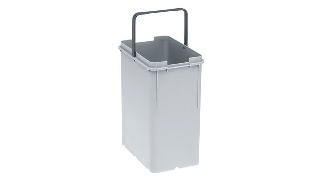 Franke Vuilnisbak 8 liter grijs kunststof 22x16x29cm