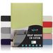 Jersey Dreamzie Jersey Katoenen Hoeslakens Groen - Voor Matras 200 x 200 x 27 cm - Gecertificeerd Vrij van Chemische Producten (OEKO TEX)