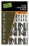 Fox Naturals Slik Lead Clip + Pegs Noir