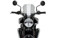 Puig 22189H Nieuwe Generatie Sport Windscherm met aerodynamisch ontwerp; verbeterde functionaliteit en sportieve stijl voor motorfiets, Smoke