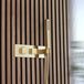 Hudson Reed Lyra Douchekraan Thermostatisch met Omstel en Handdouche - Satijn Goud