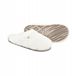 Vanuba Pantoufles pour femmes en laine - Chaussures confortables en peau de mouton blanche taille 39