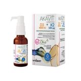 VITADIET Akavit Vitamine D3 4000 UI + K2 100 µg, 29,4ml