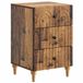 vidaXL Nachtkastje Oud hout 43x 41 x 66,5 cm Bewerkt hout