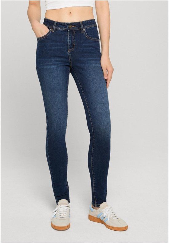 Urban Classics Skinny Fit Denim Skinny Jeans Blauw W27