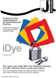 Jacquard iDye Fixatiemiddel Textielverf - Kleurfixeerder Stof - Textiel Verf Fixeermiddel - Voor Katoen Zijde en Viscose - 14 gram
