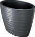 Prosperplast Maze bloempot plantenbak 2in1 ovaal antraciet