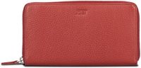 JOST Leren portemonnee Vika Zip Wallet Red