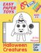 Easy Paper Toys Halloween Creatures