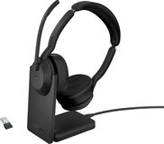 Jabra Evolve2 55 MS Stereo On Ear koptelefoon - Zwart