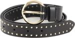 Vanzetti Leren Riem Slim Belt W75 Black Zwart