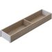 Blum Cadre AMBIA LINE étroit pour Legrabox hauteur M et K design bois ZC7S450(500/550/600)RH1, cadre Chêne Nebraska, composants en acier gris orion - longueur nominale à partir de 450 mm