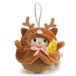 NICI Set Knuffel Schaap Wools bruin 8 cm met bel & rendierkostuum in geschenkdoos
