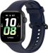 Strap-it Siliconen bandje met gespsluiting - Geschikt voor Honor Watch 5 (Donkerblauw)