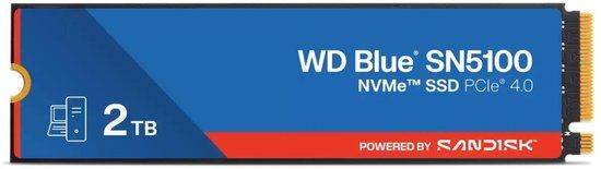 WD Sandisk WD Blue SN5100 NVMe SSD 2TB