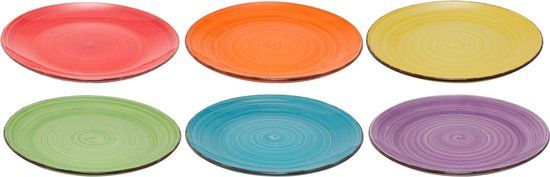 Studio Tavola Dinerbord - Ø26.5cm - Assorti 6 Stuks