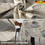 ANRO Tafelkleed Palladium Grijs 240x140cm Rechte rand Afwasbaar Waterafstotend Binnen & Buiten