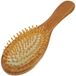 Haarborstel Fantasie Haarborstel, Bamboe Hout, Houten Potloden Met Knoppen, 23 X 6,5 Cm