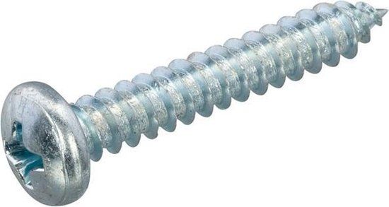 Hoenderdaal Fasteners Kelfort Plaatschroef cilinderkop phillips verzinkt 3.5 x 6.5mm