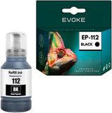 Evoke Epson 112 XL Zwart Inktcartridge, 127 ml, 7500 pagina's