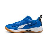 Puma Solarflash 4 indoorschoenen uniseks, Blauw/Wit, Maat 45