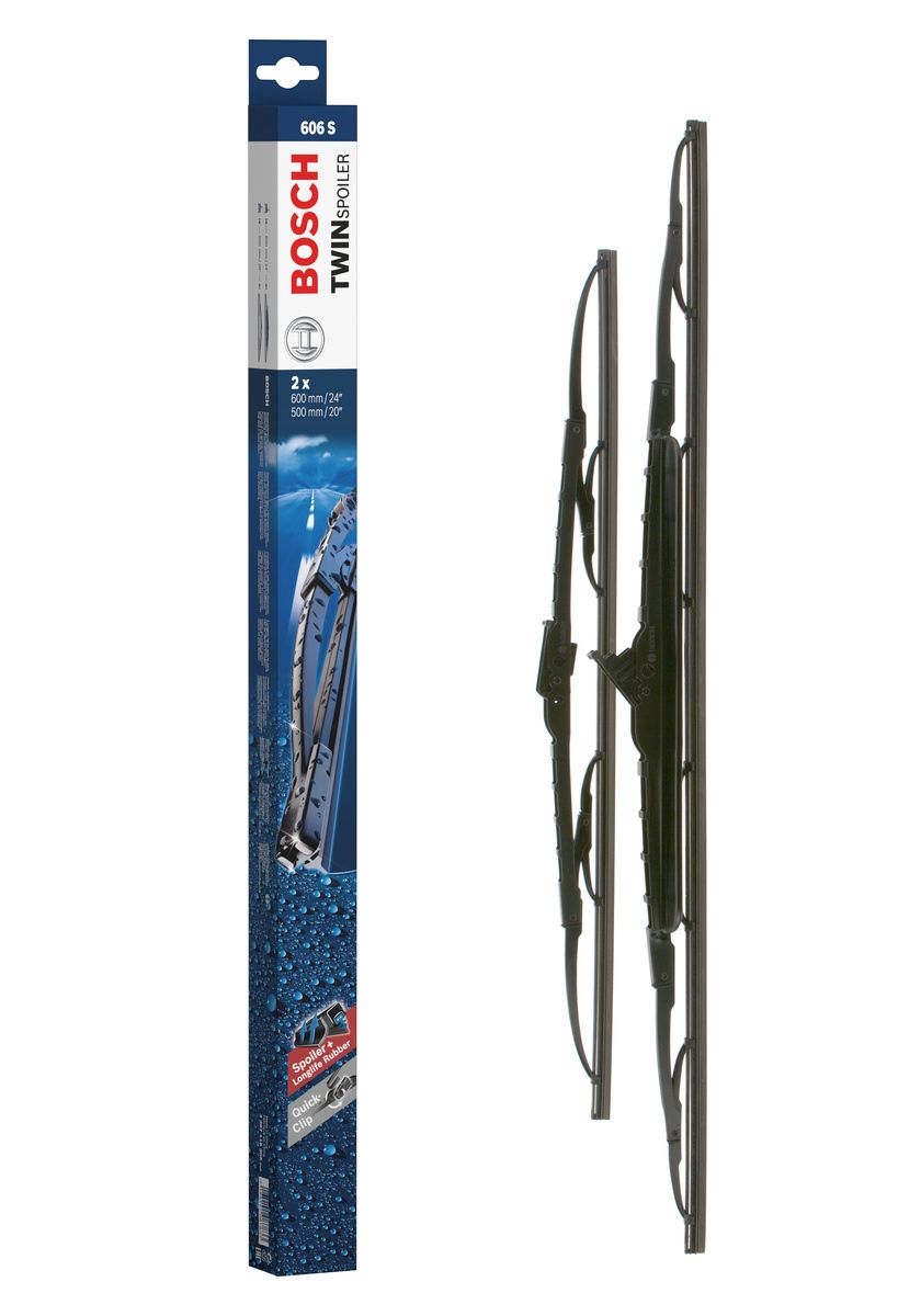 Ruitenwissers Twin 606S - 600/500 mm - Set