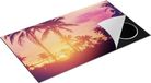 Chefcare Inductie Beschermer Tropische Palmbomen met Zonsondergang - 89,6x51,6 cm - Afdekplaat Inductie - Kookplaat Beschermer - Inductie Mat