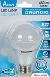 Grundig LED lamp - warm wit - 8W