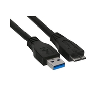 Inline 35450 USB-kabel - 5 m - Zwart