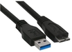 Inline 35450 USB-kabel - 5 m - Zwart