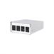 METZ CONNECT Keystone AP-behuizing 4 poorten zuiver wit RAL9010