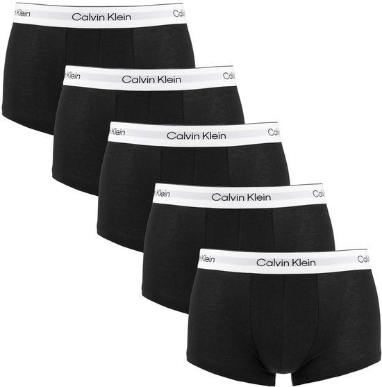 Calvin Klein Heren Icon 5P Boxer Trunks Zwart XL (5-pack)