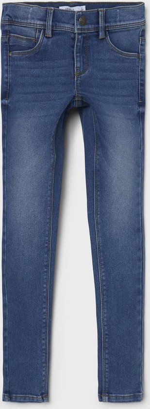 NAME IT NKFPOLLY Skinny Jeans Girls - Size 98 - Medium Blue Denim
