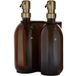 Distributeur de savon mural double en cuivre